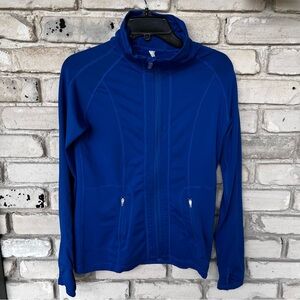 Earth Yoga blue activewear women jacket
